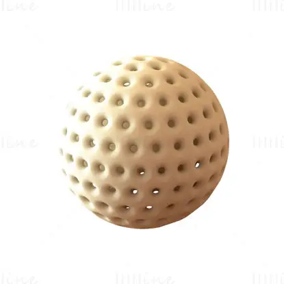 Wireframe Shape Small Ball 3D Printing Model STL
