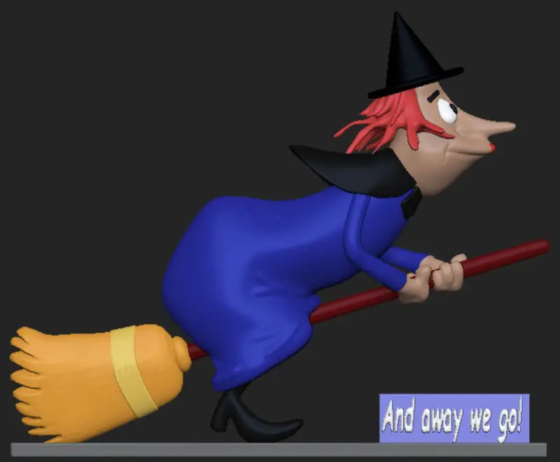 Witch Crafty woody woodpecker 3d printing model STL