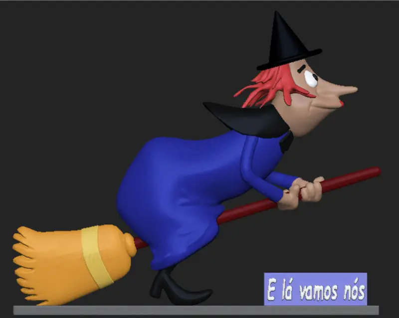 Witch Crafty woody woodpecker 3d printing model STL