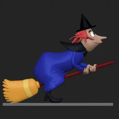 Witch Crafty woody woodpecker 3d printing model STL