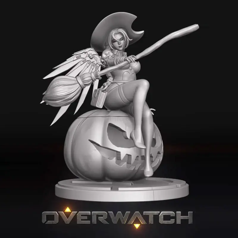 Fichiers STL du modèle d'impression 3D Overwatch de la sorcière Mercy