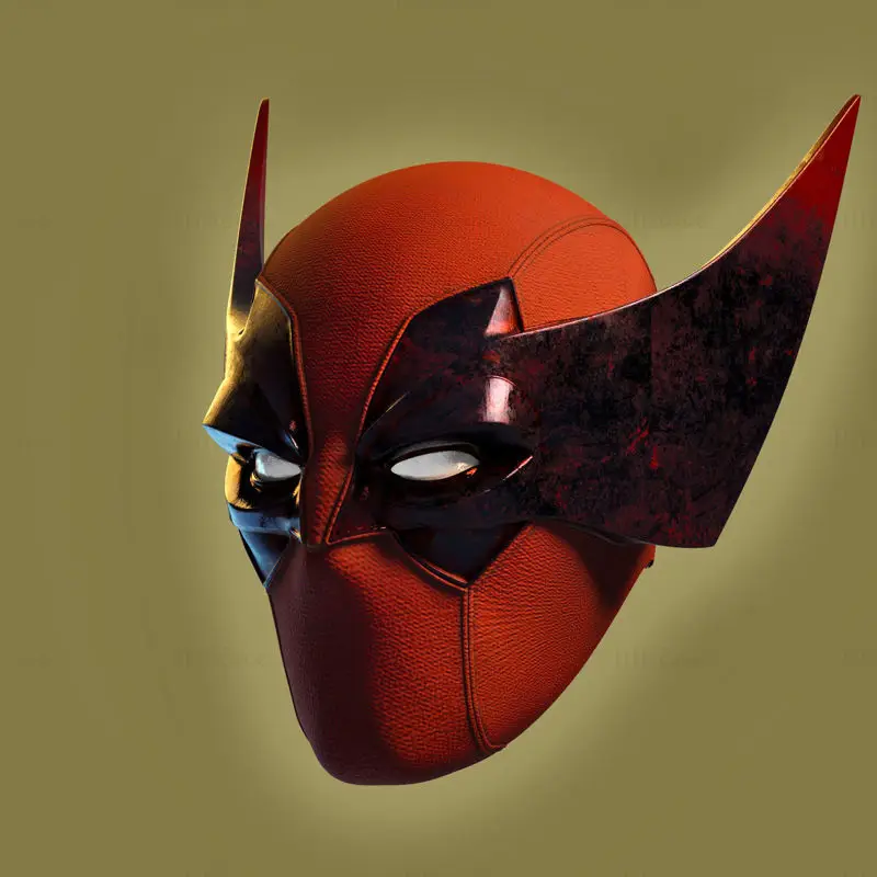 Casco de Wolverine Deadpool modelo de impresión 3D STL