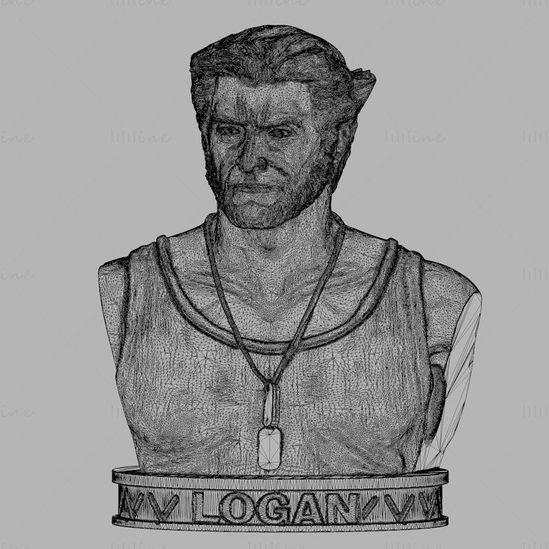 Wolverine Logan 3d printing model STL