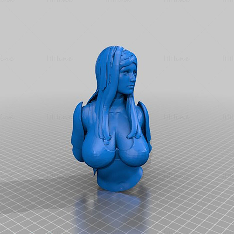 Model 3d Women Space Trooper pentru imprimare 3D