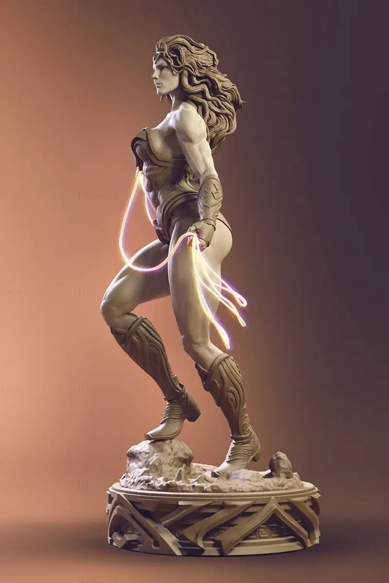 Wonder Woman 3D-utskriftsmodell