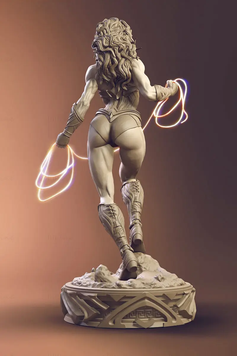 Modèle d'impression 3D de Wonder Woman