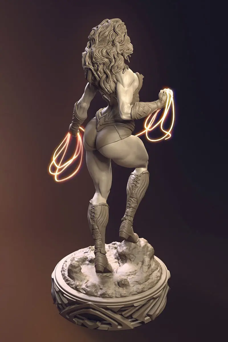Modelo de impresión 3D de la Mujer Maravilla