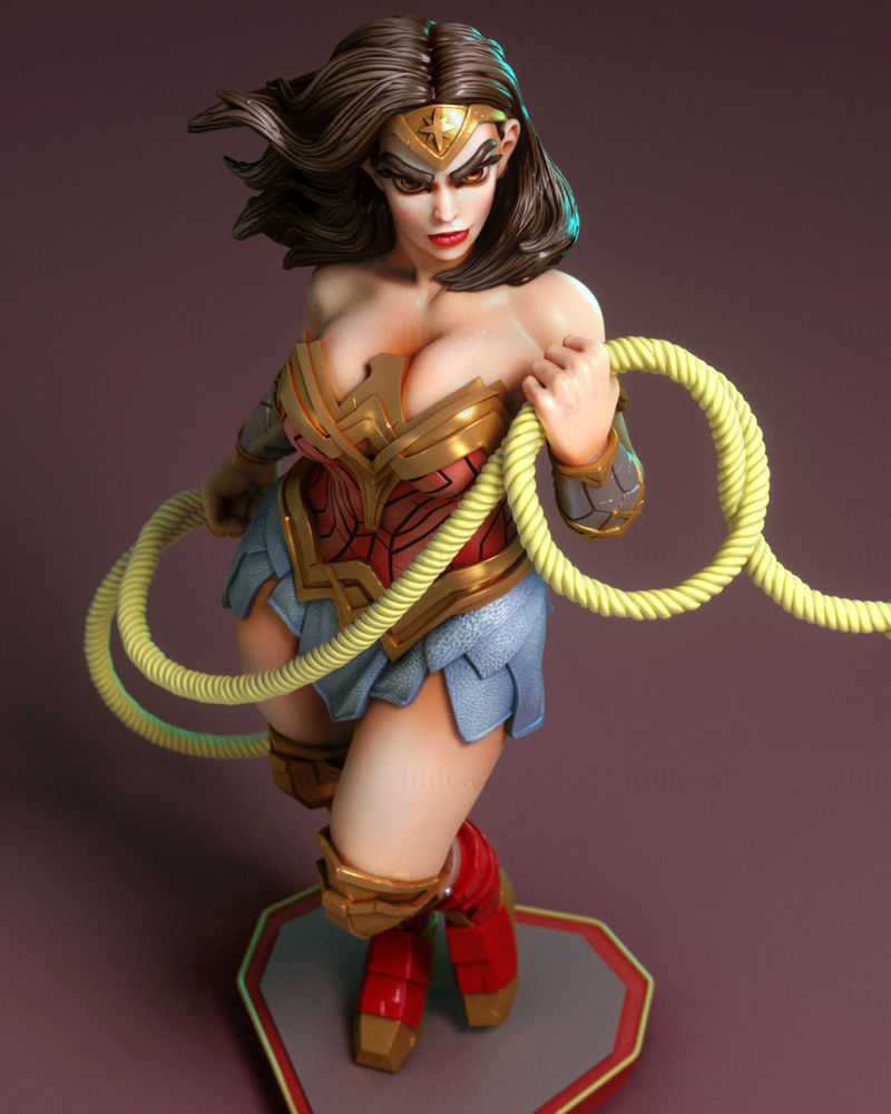 Mujer Maravilla Modelo de impresión 3D STL