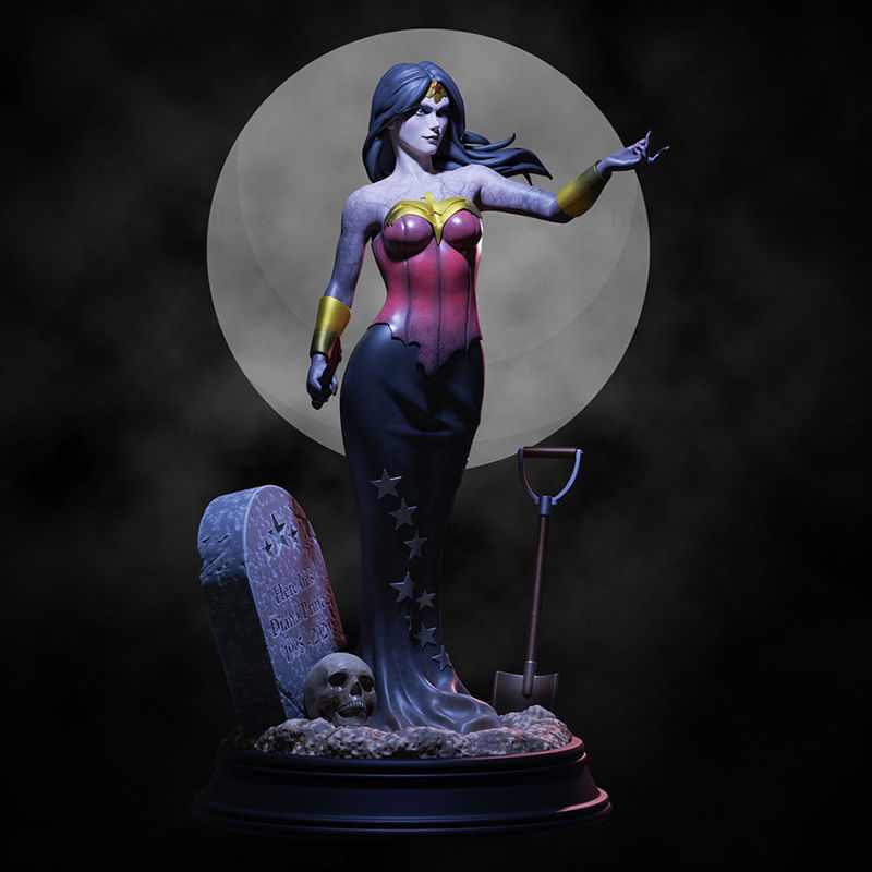 Mujer Maravilla Halloween Modelo de impresión 3D STL