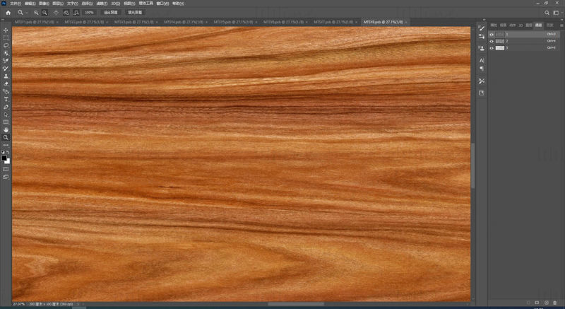 Archivo de separación de color de canal de textura fina de grano de madera PSD o PSB