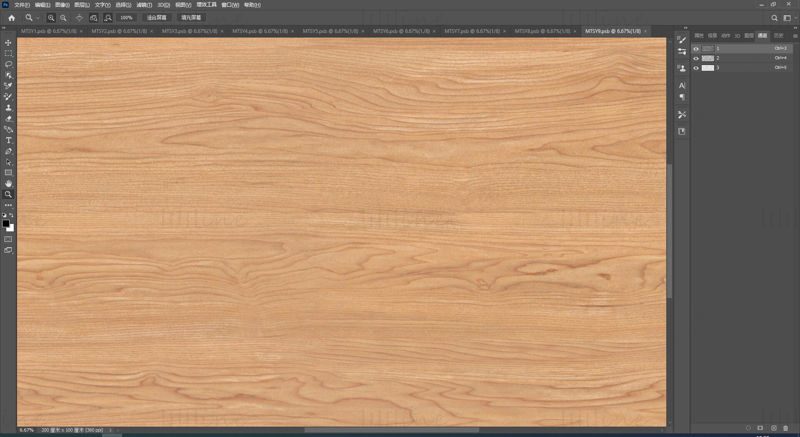 Файл цветоделения канала текстуры имитации текстуры древесины PSD или PSB