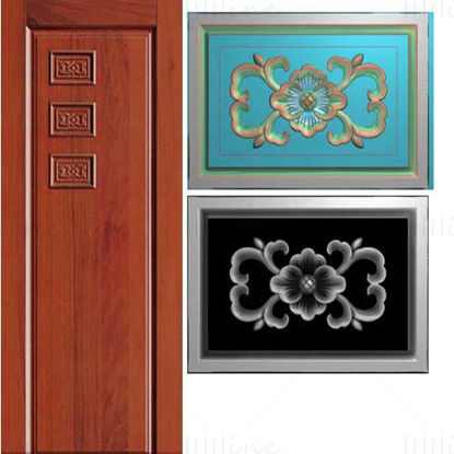 Wooden door fine carving pattern jdp