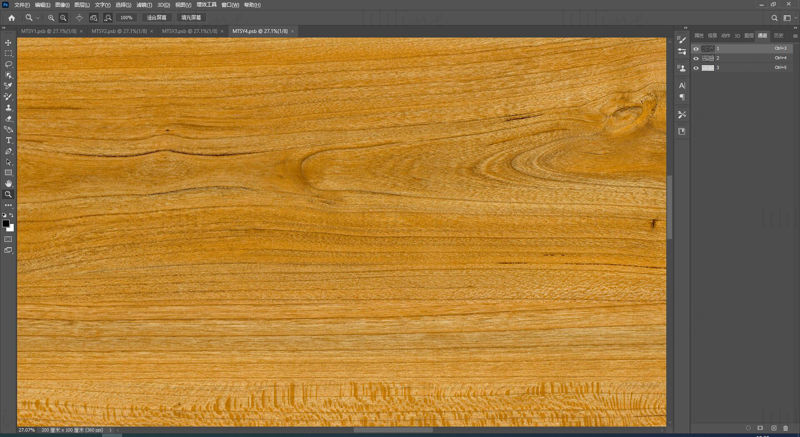 Fichier de séparation des couleurs du canal de texture de plancher en bois PSD ou PSB