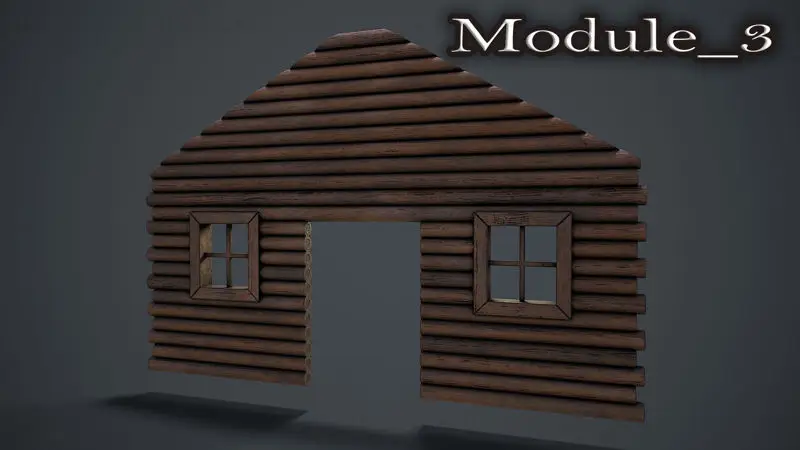 Faház 3D-s modell