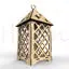 Wooden lantern -3d-dxf-files