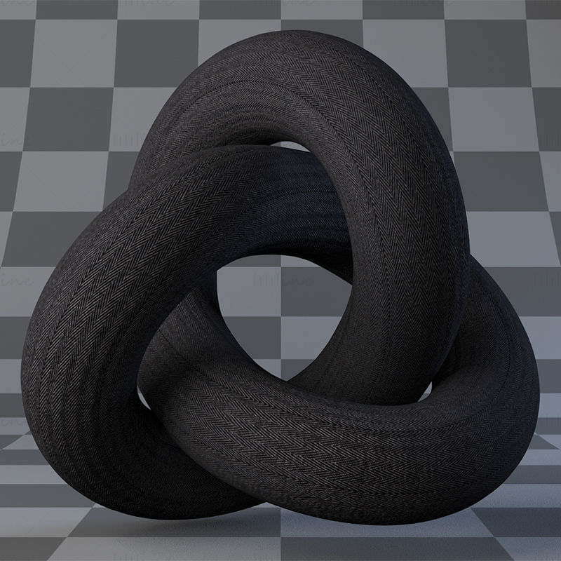 Cinema4D-Material aus Wolle