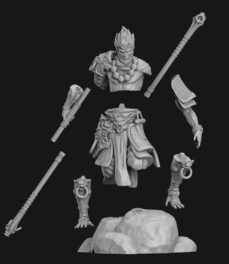 Wukong Black Myth 3D Printing Model STL