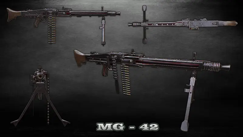 二战 MG 42 3D 模型