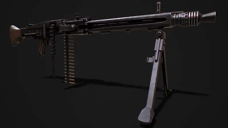 二战 MG 42 3D 模型