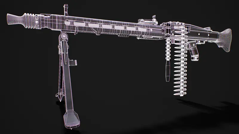 Model 3d MG 42 al doilea război mondial