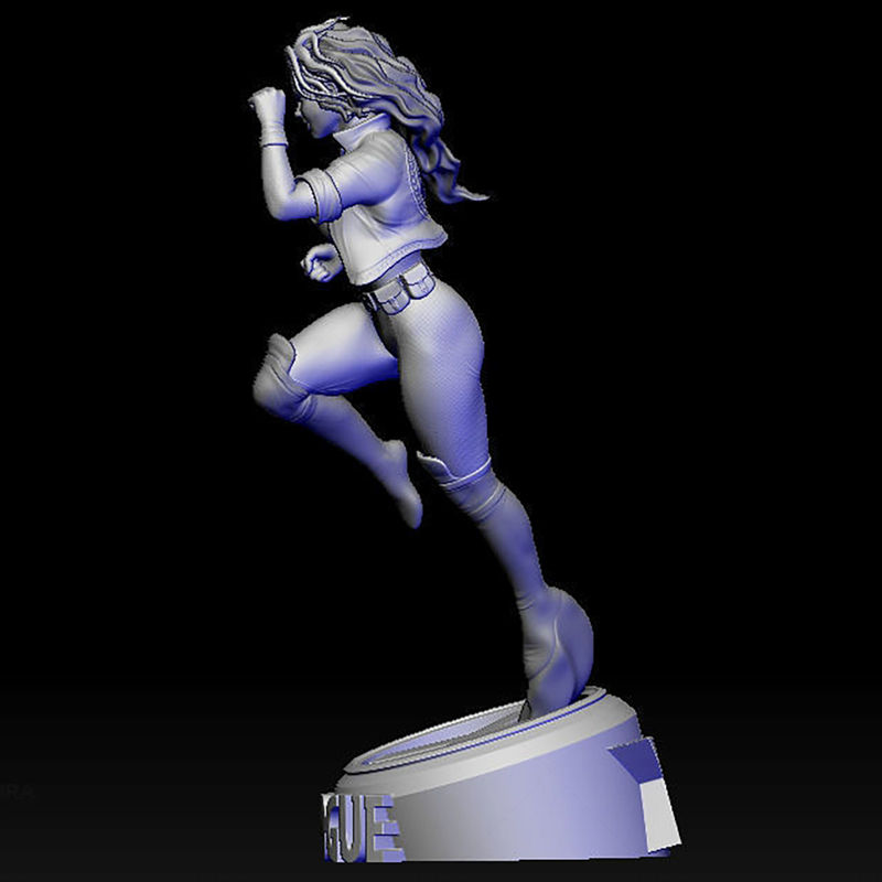 X-men Rogue Figurine 3D Model Ready to Print