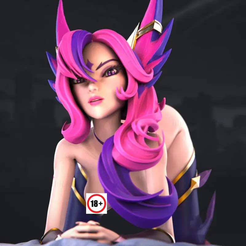 Xayah 霞 星之守护者 NSFW 手办 3D 打印模型 STL