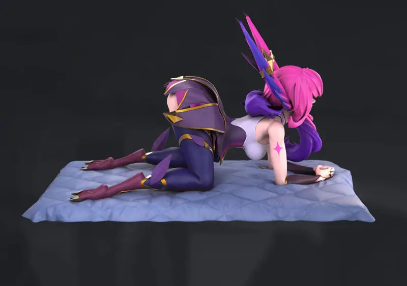 霞 Xayah 星之守护者 标准模型 3D 打印模型 STL