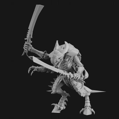 Xeno Swordsman 3d printing model
