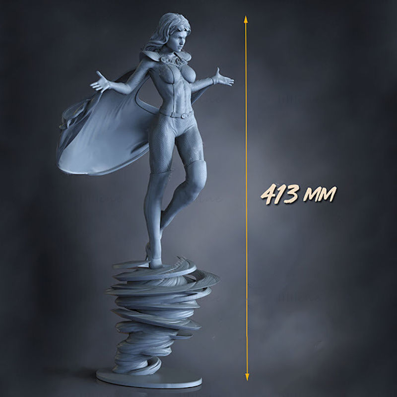 Xmen Storm Figurines 3D Printing Model