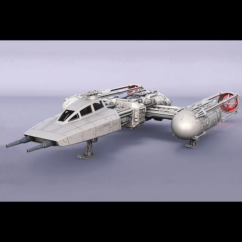 Y-wing Starfighter - Star Wars 3D Print Model STL