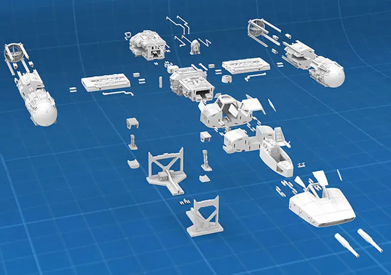 Y-wing Starfighter - Star Wars 3D Baskı Modeli STL