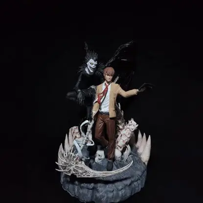 Yagami Light a Ryuk ze Zápisníku smrti (3D tiskové modely STL)