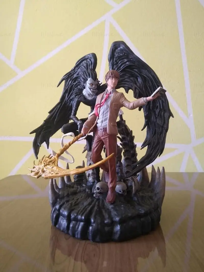 Yagami Light a Ryuk ze Zápisníku smrti (3D tiskové modely STL)