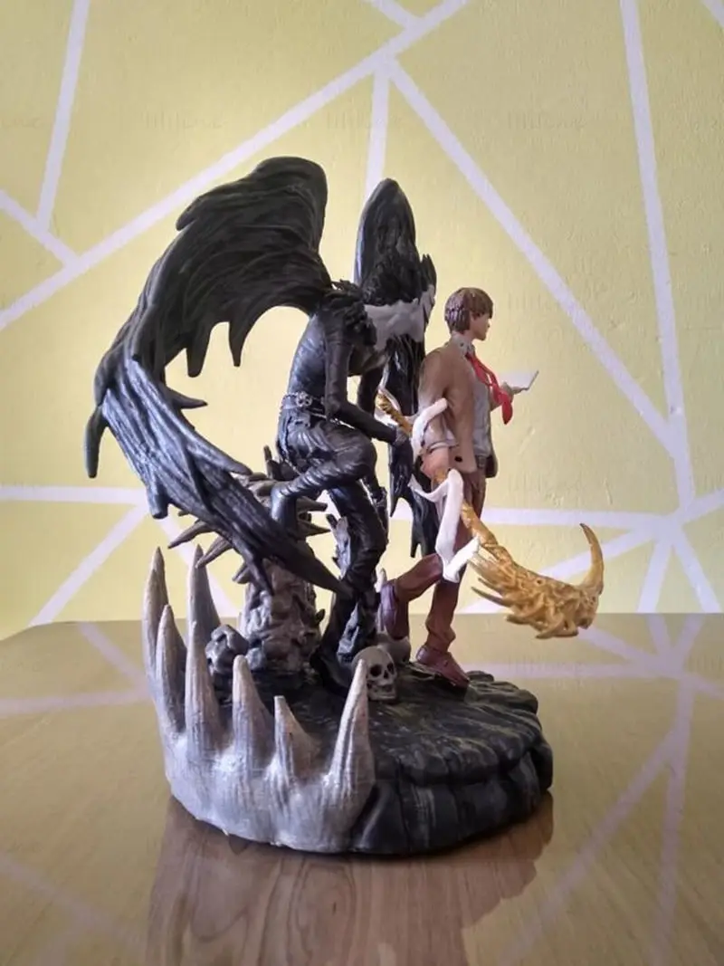 Yagami Light a Ryuk ze Zápisníku smrti (3D tiskové modely STL)