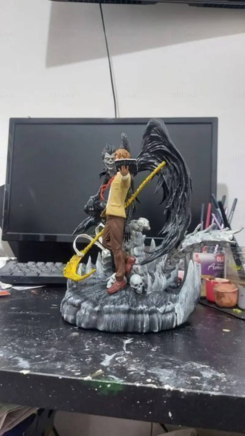 Yagami Light a Ryuk ze Zápisníku smrti (3D tiskové modely STL)