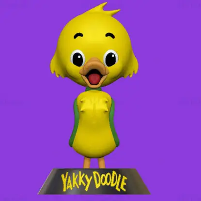 Yakky Doodle 3D-afdrukmodel STL-bestand