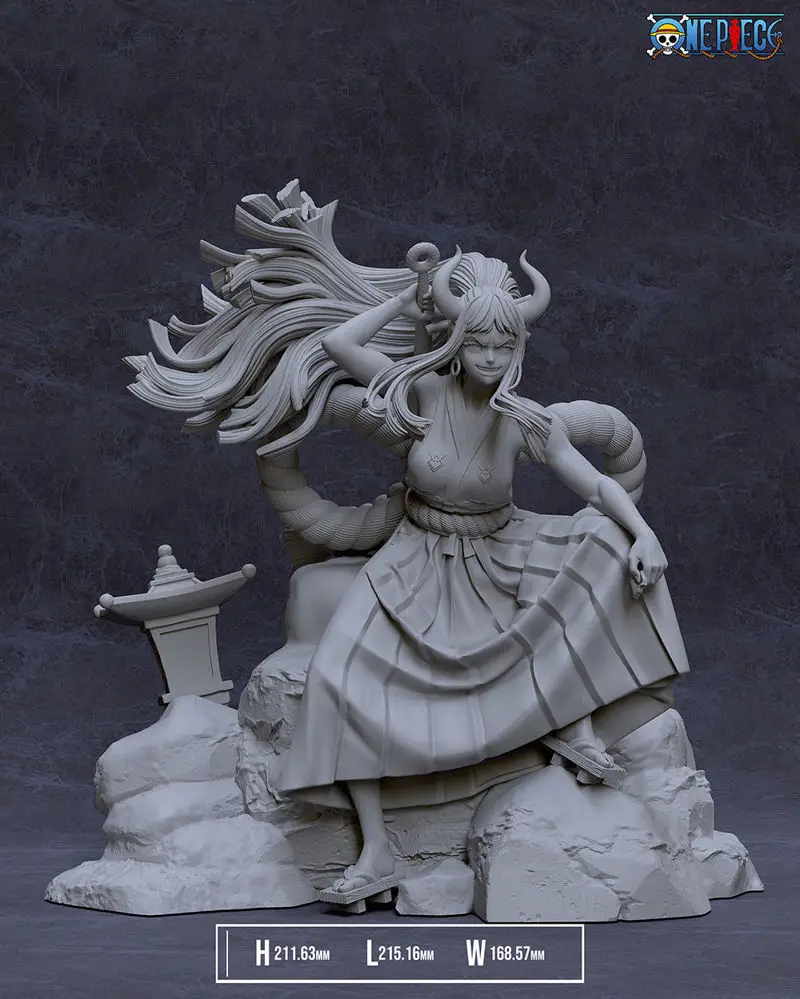 Yamato on Rock - One Piece 3D Printing Model STL