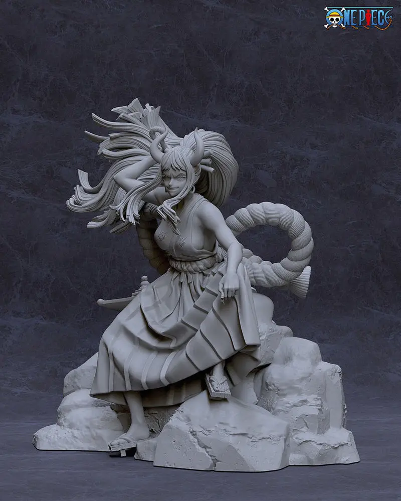 Yamato on Rock - One Piece 3D Printing Model STL