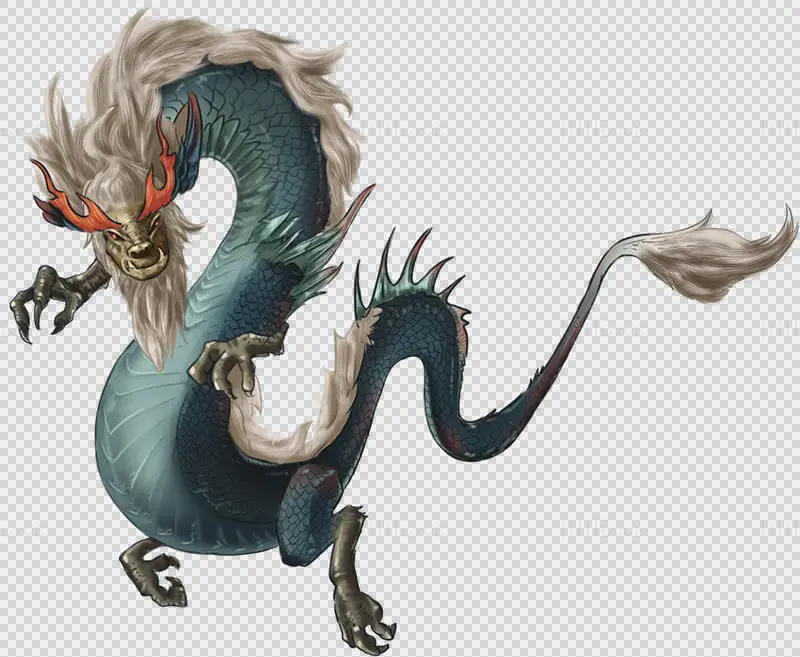 Ying-long illustration Chinese mythological creature