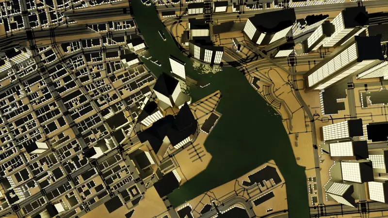 Yokohama Japan Citymap Building 3D Model