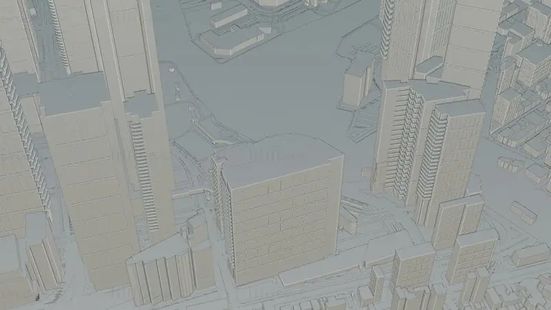 Yokohama Japan Citymap Building 3D Model