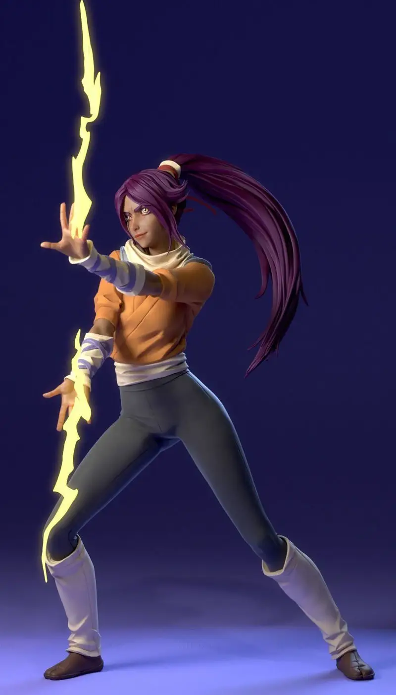 Yoruichi Shihoin 3D model připravený k tisku STL