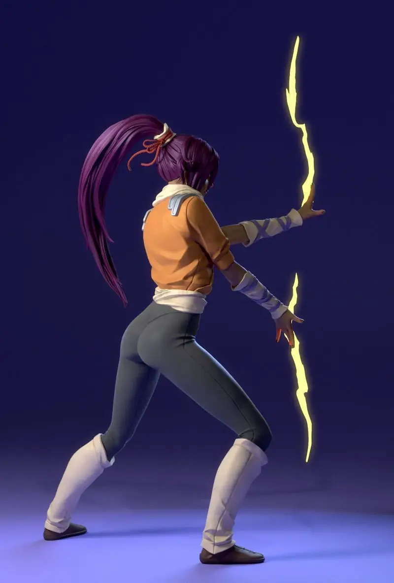 Yoruichi Shihoin 3D model připravený k tisku STL