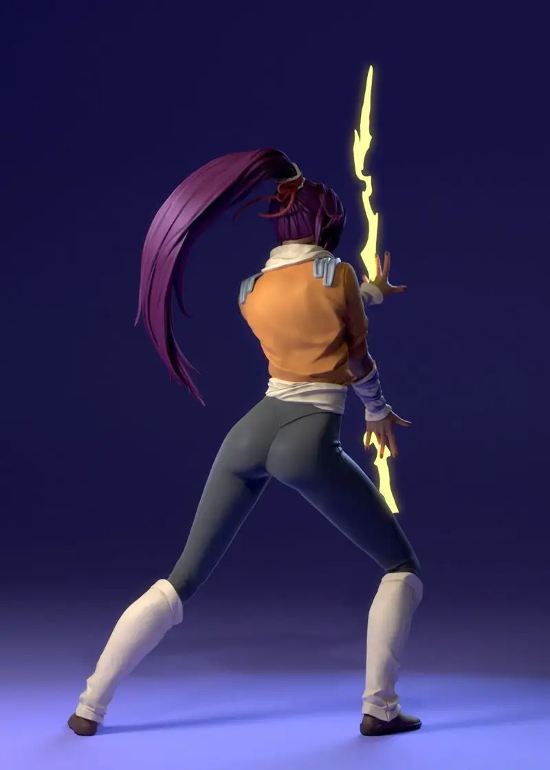 Yoruichi Shihoin 3D model připravený k tisku STL