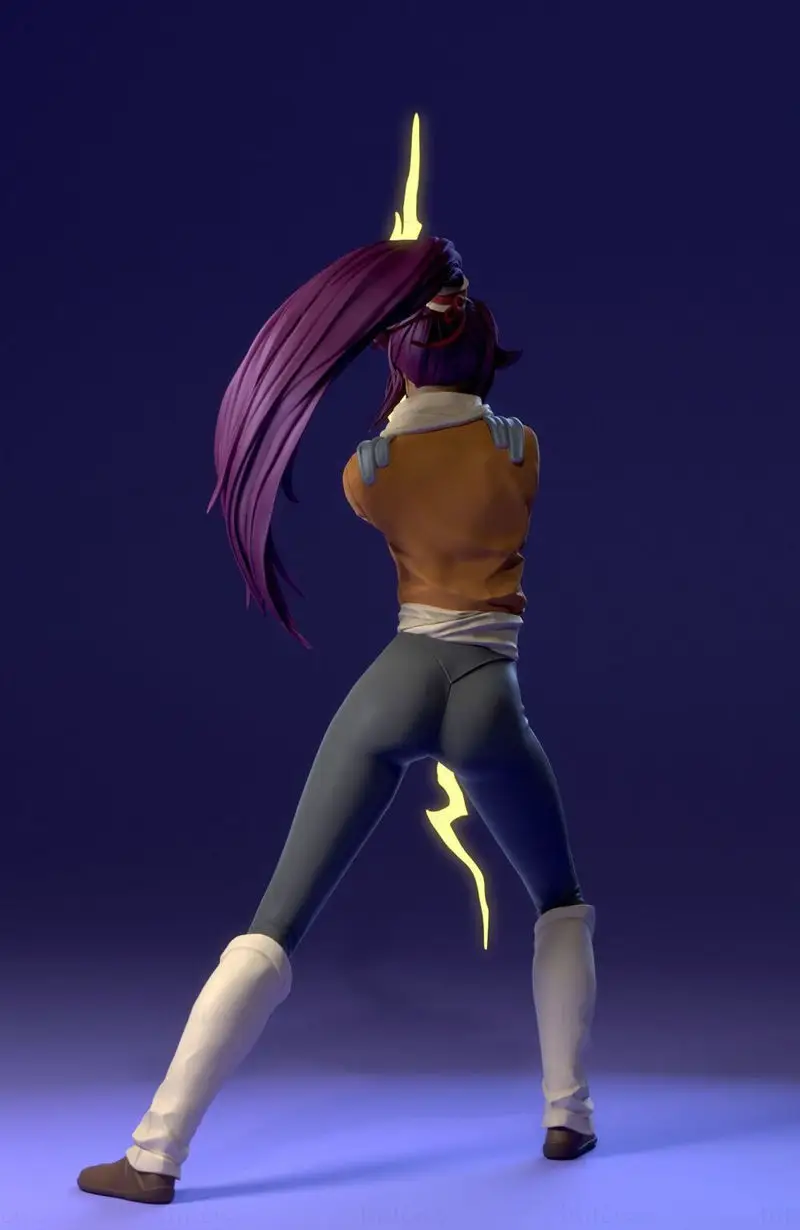 Yoruichi Shihoin 3D model připravený k tisku STL