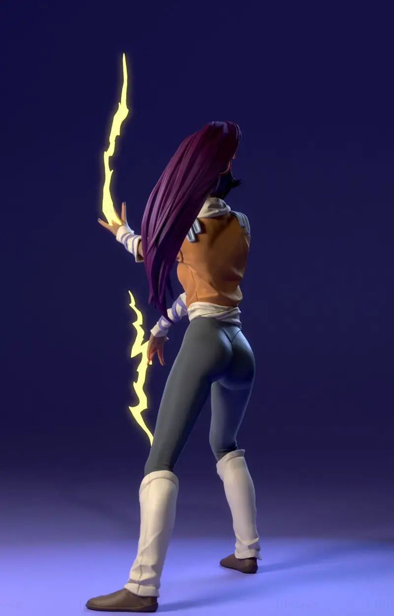 Yoruichi Shihoin 3D model připravený k tisku STL