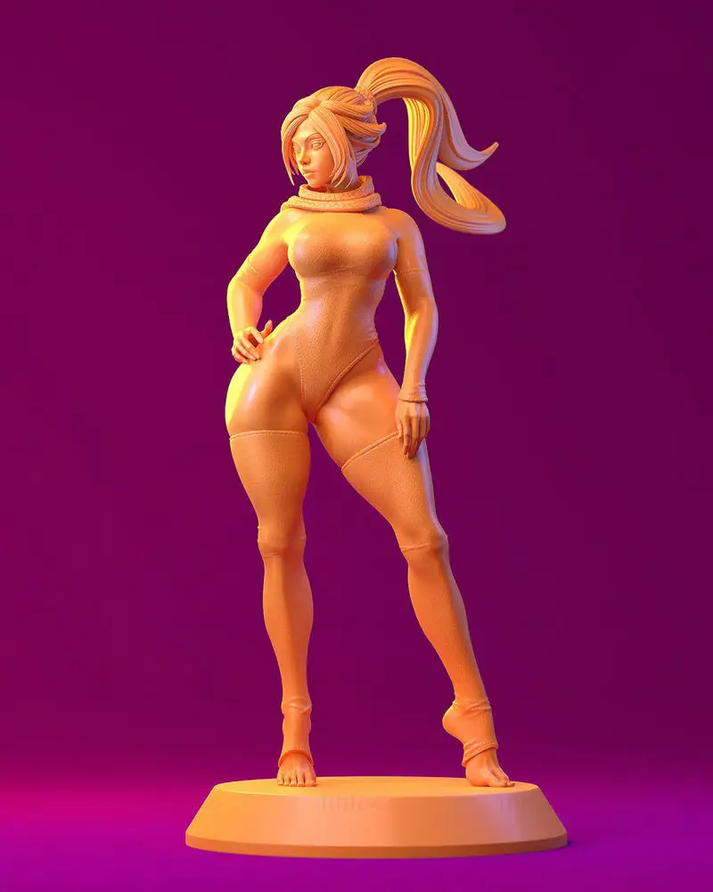 Yoruichi Shihoin 3D Model Ready to Print STL