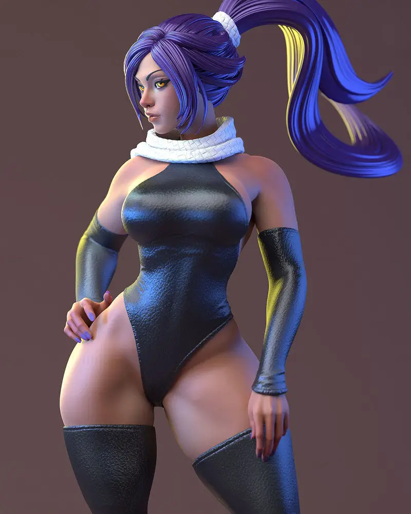 Yoruichi Shihoin 3D Model Ready to Print STL