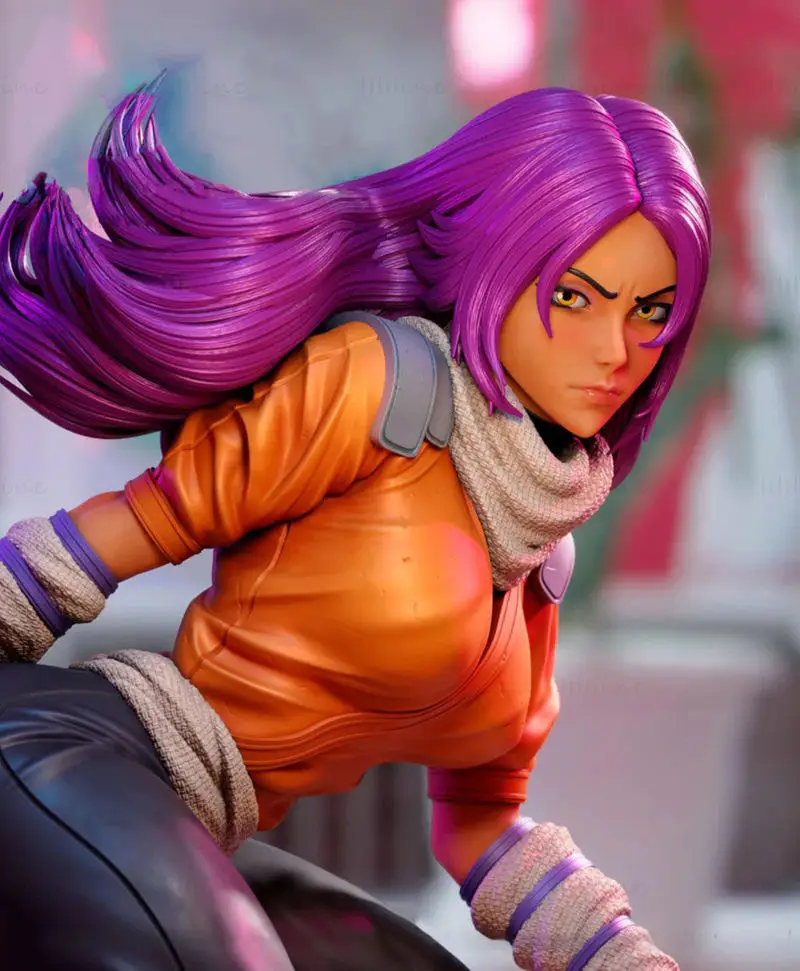 Yoruichi Shihoin - Bleach 3D tisk Model STL