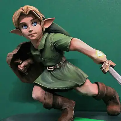 Young Link Legend of Zelda 3D Print Model STL Files